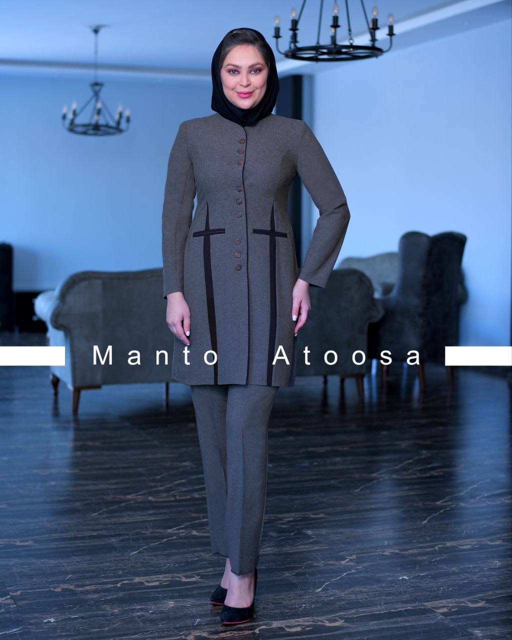 مانتو شلوار اداری کد 2
