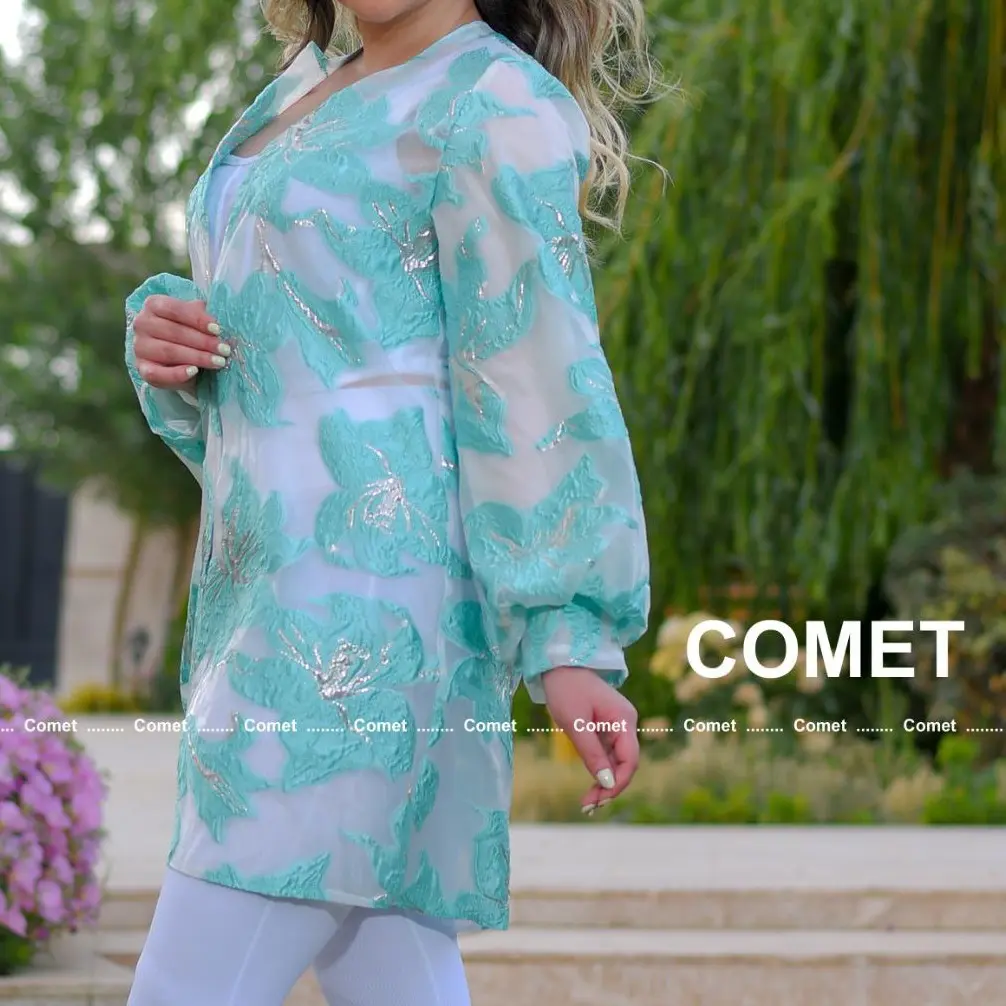 مانتو ژاکارد ترک درجه یک مجلسی سایز بزرگ 38 تا 54 تابستانه و خنک (ارسال رایگان)