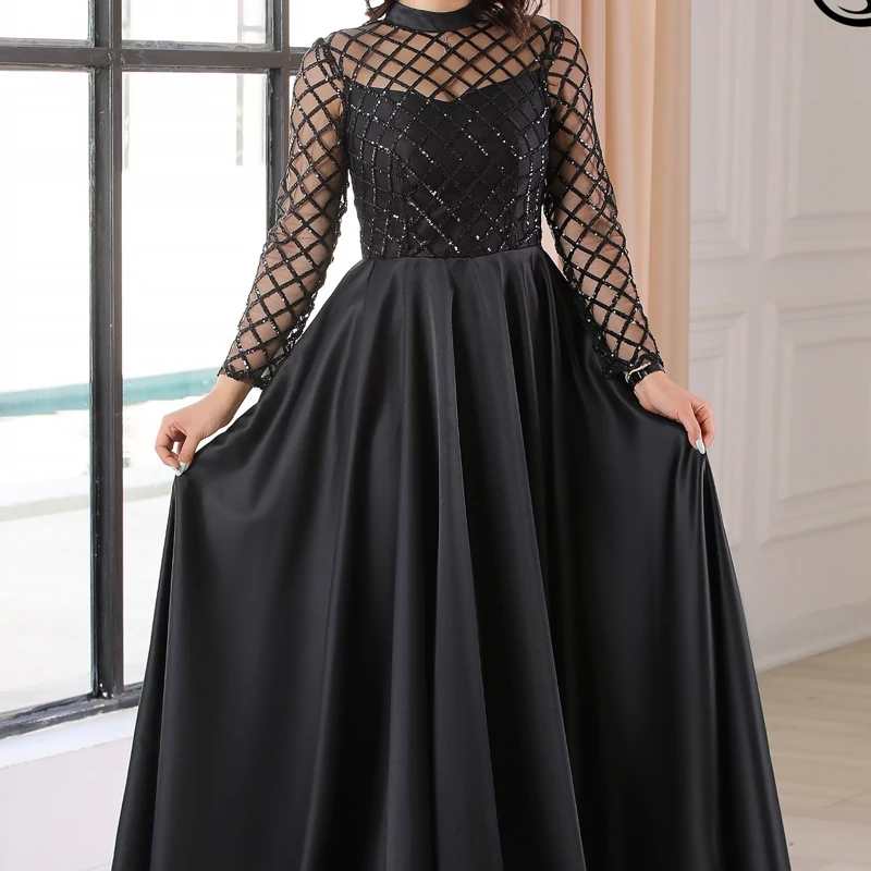 لباس مجلسی بلند زنانه پیراهن بلند مجلسی جدید پوشیده و بلند