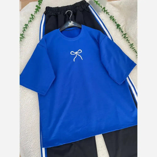 تیشرت شلوار پاپیونی دورس گلکسی فری سایز زنانه | مناسب سایز 36 تا 48