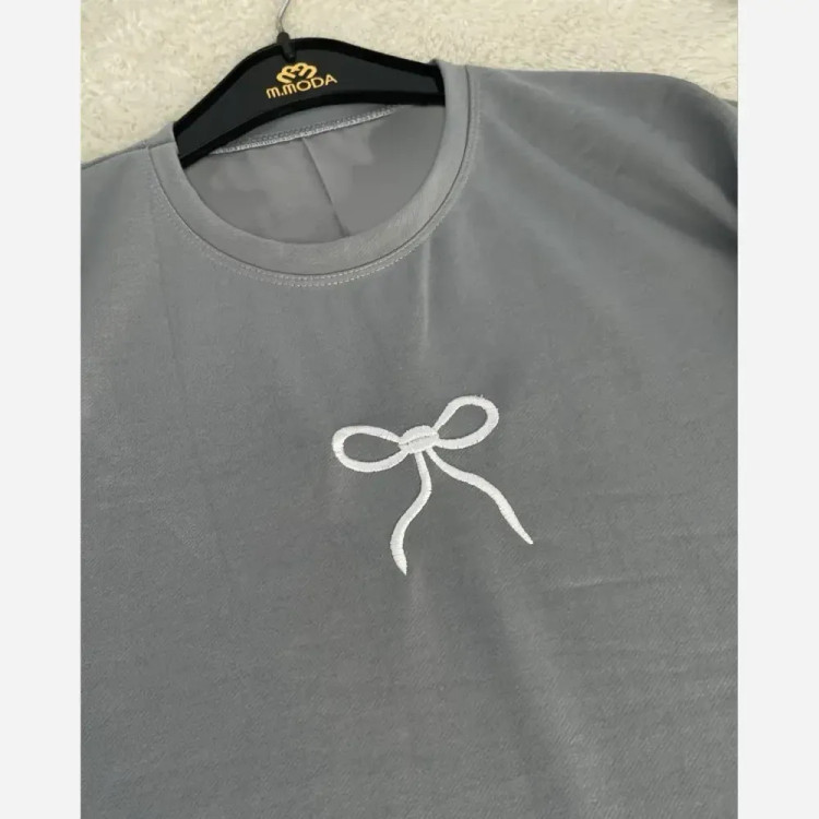 تیشرت شلوار پاپیونی دورس گلکسی فری سایز زنانه | مناسب سایز 36 تا 48