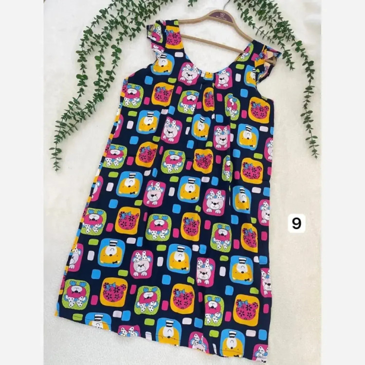 پیراهن نخی زنانه گوگولی فری سایز کد 1، 2، 4، 6، 9، 13