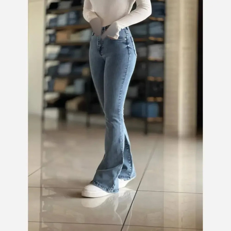 شلوار جین زنانه بوتکات قد بلند کشسان با کیفیت عالی در رنگ بندی متنوع