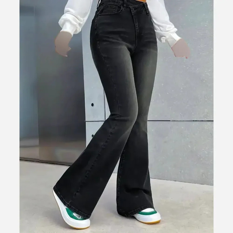 شلوار جین زنانه بوتکات قد بلند کشسان با کیفیت عالی در رنگ بندی متنوع