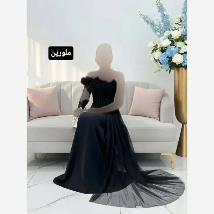 مانتو کرپ مازراتی سنگدوزی شده زونیکس و تور مشکی زنانه سایزبندی کامل