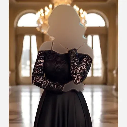 پیراهن مجلسی زنانه گیپور مخمل و ساتن آمریکایی سایزبندی کامل مشکی سبز سورمه ای