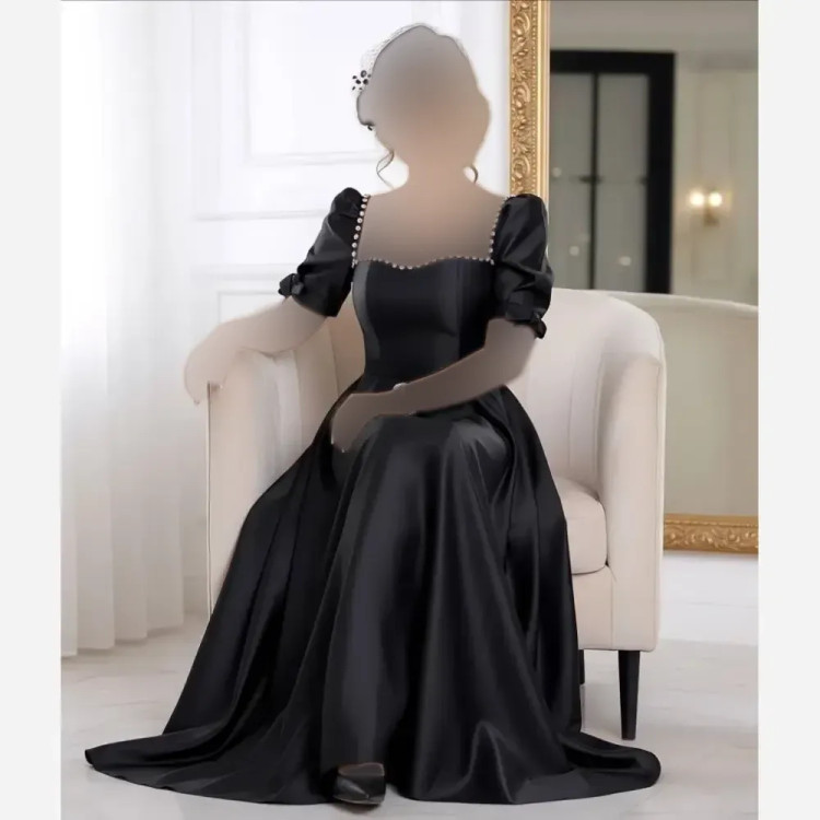 مانتو ساتن آمریکایی نگین دوزی شده زنانه با دوخت و پارچه تضمینی در رنگها و سایزهای متنوع