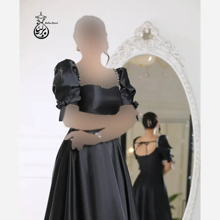 مانتو ساتن آمریکایی نگین دوزی شده زنانه با دوخت و پارچه تضمینی در رنگها و سایزهای متنوع