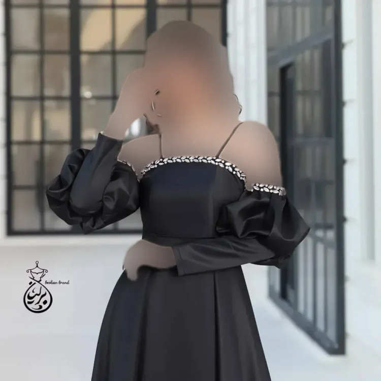 مانتو ساتن آمریکایی نگین دوزی شده زنانه در سه سایز و سه رنگ خاص