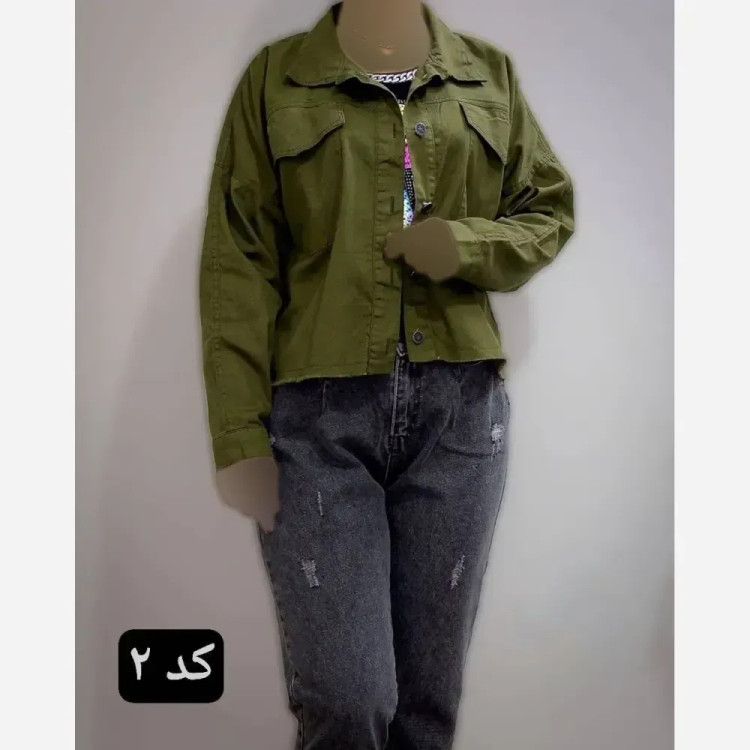 کت کراپ کتان زنانه رنگی، مناسب استایلهای مختلف، سایزبندی 38 تا 44، قد 57 سانت