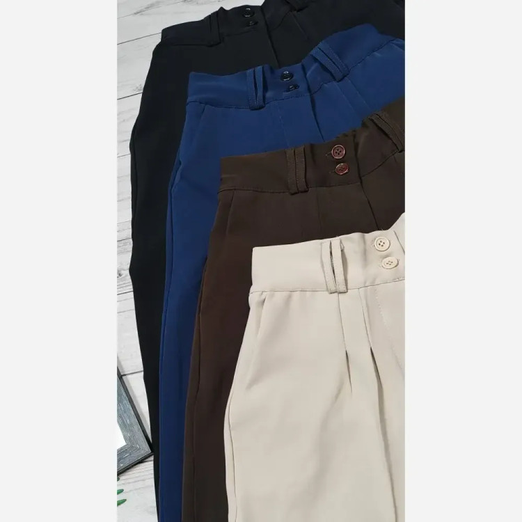 شلوار فول بگ کرپ مرگان زنانه سایز 40 تا 48 | شیک و مجلسی | ریزشی