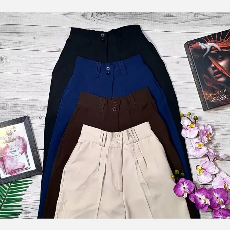 شلوار فول بگ کرپ مرگان زنانه سایز 40 تا 48 | شیک و مجلسی | ریزشی