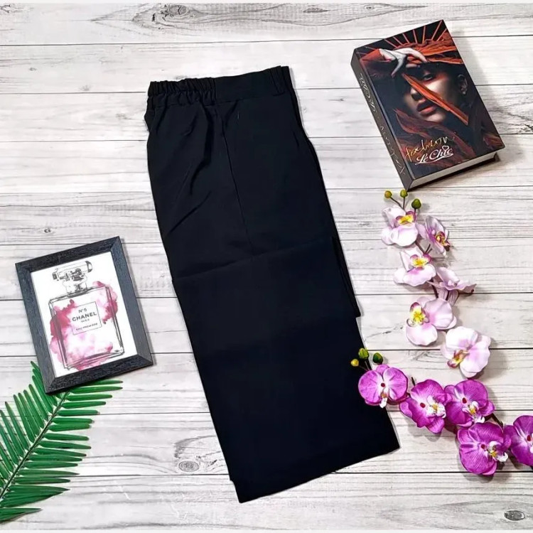 شلوار فول بگ کرپ مرگان زنانه سایز 40 تا 48 | شیک و مجلسی | ریزشی