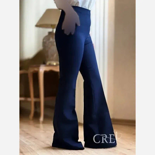 شلوار دمپا گشاد کرپ دابل ترک زنانه - سایزبندی 38 تا 52 - کیفیت عالی