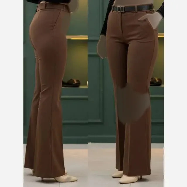 شلوار دمپا گشاد کرپ دابل ترک زنانه - سایزبندی 38 تا 52 - کیفیت عالی