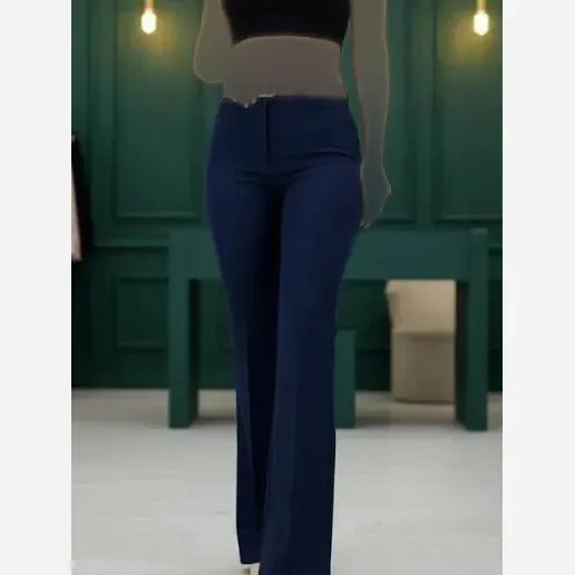 شلوار دمپا گشاد کرپ دابل ترک زنانه - سایزبندی 38 تا 52 - کیفیت عالی