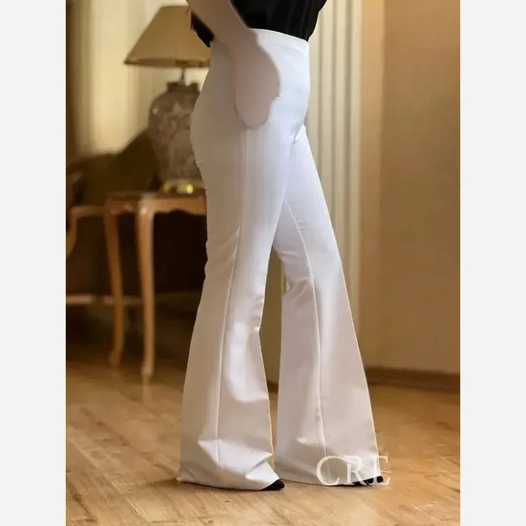 شلوار دمپا گشاد کرپ دابل ترک زنانه - سایزبندی 38 تا 52 - کیفیت عالی