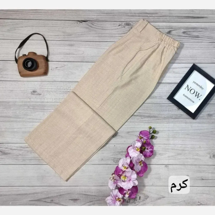 شلوار زنانه صوفیا ژاکارد خنک و سبک مناسب بهار و تابستان سایز 38 تا 48