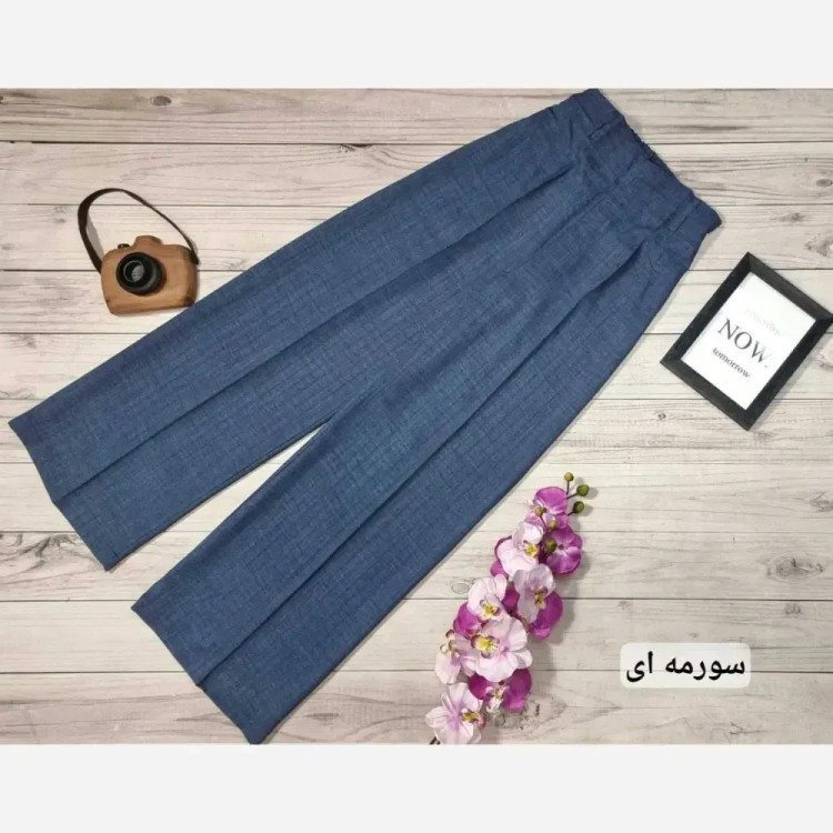 شلوار زنانه صوفیا ژاکارد خنک و سبک مناسب بهار و تابستان سایز 38 تا 48