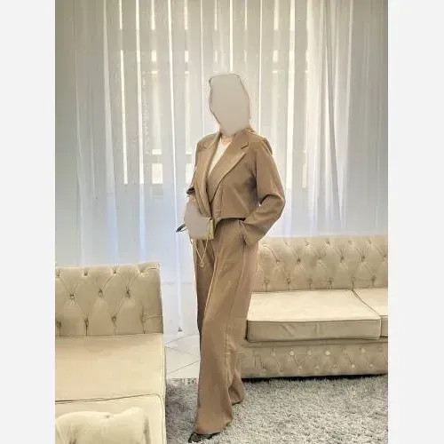 ست کت و شلوار زنانه مدل هرمس کالکشن عیدانه بزیاق گرم بالا فری سایز 36 تا 44