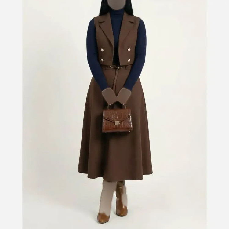 جلیقه دامن مدل نگاه مازراتی چهارفصل سایزبندی کامل رنگبندی متنوع ارسال فوری