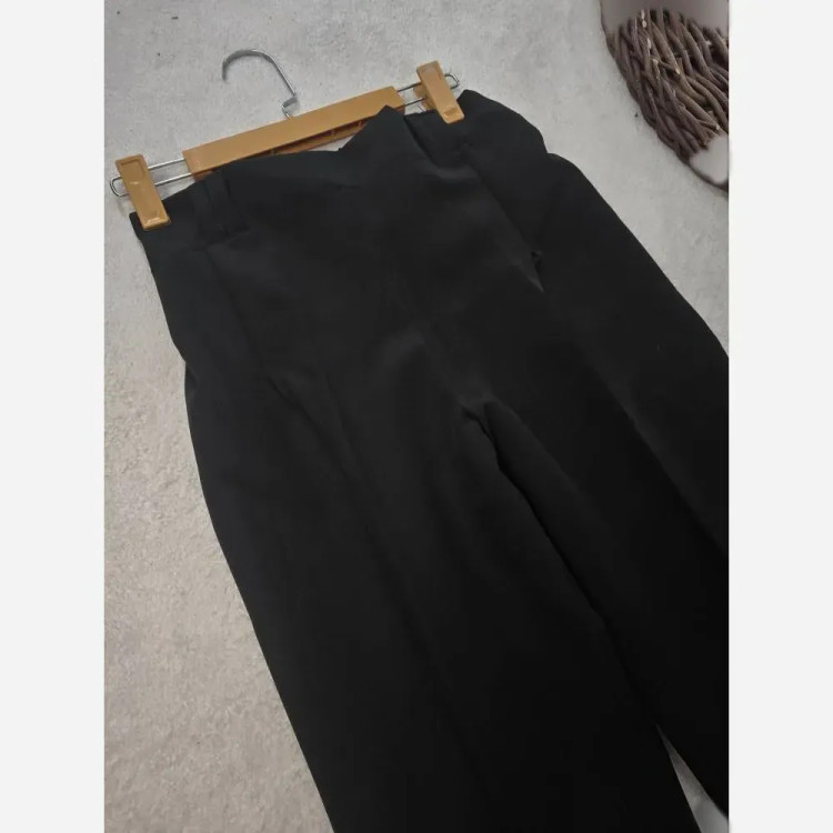 شلوار بوتکات مازراتی زنانه گرم بالا ضخیم مشکی سایزبزرگ