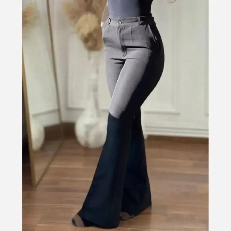 شلوار بوتکات مازراتی زنانه گرم بالا ضخیم مشکی سایزبزرگ