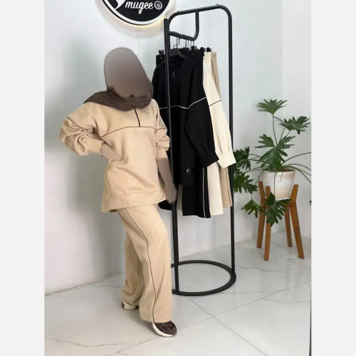 ست مراکشی طرح سانا زنانه فری سایز 40 تا 52، شیک و راحت، مناسب پاییز