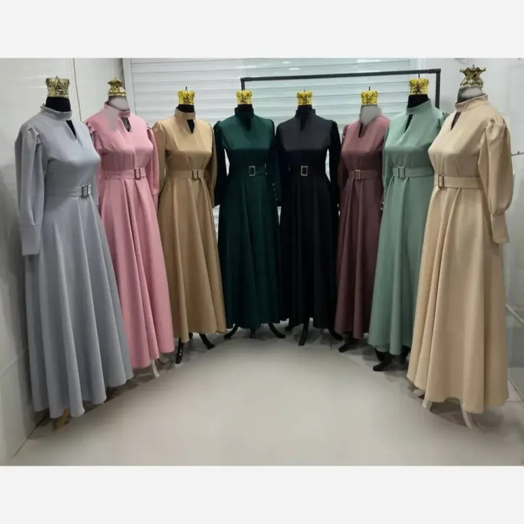 مانتو مجلسی زنانه مازاراتی گرم بالا سایزبندی کامل قد 155