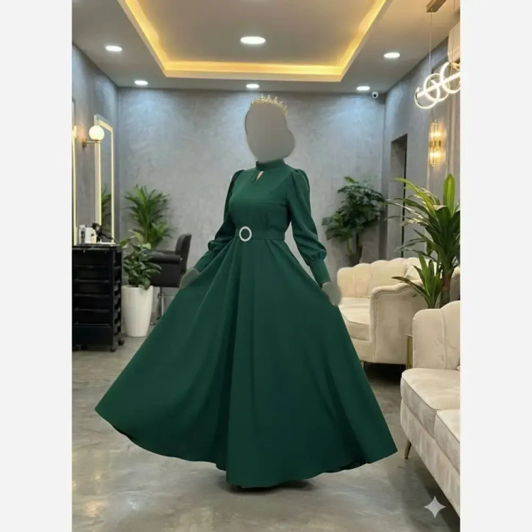 مانتو مجلسی زنانه مازاراتی گرم بالا سایزبندی کامل قد 155