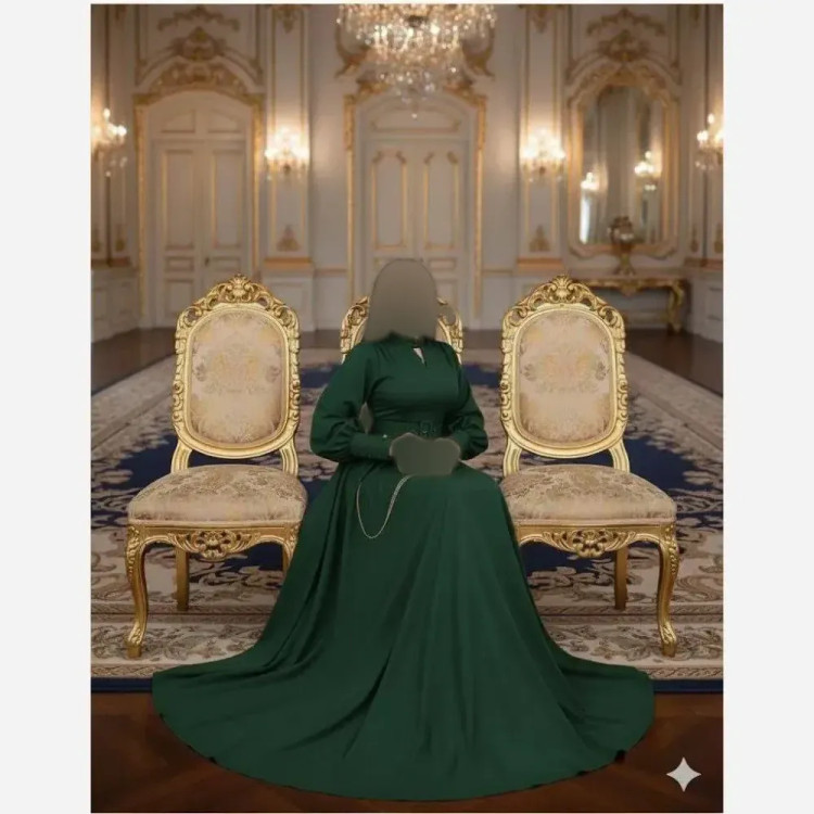 مانتو مجلسی زنانه مازاراتی گرم بالا سایزبندی کامل قد 155