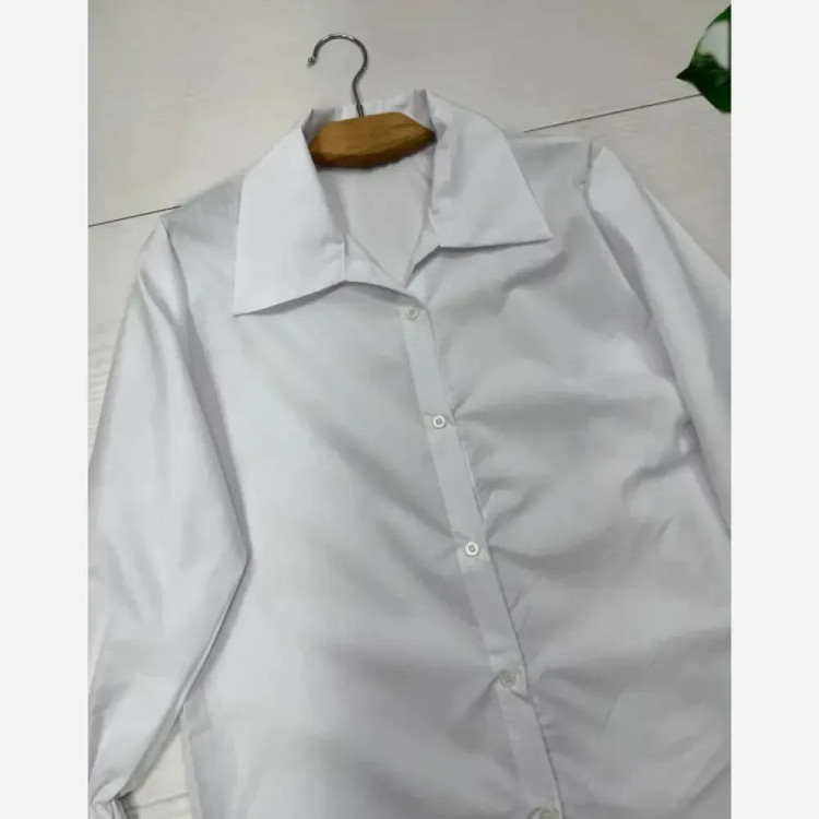 شومیز زنانه داکرون ستاره فری سایز 38 تا 46 سفید