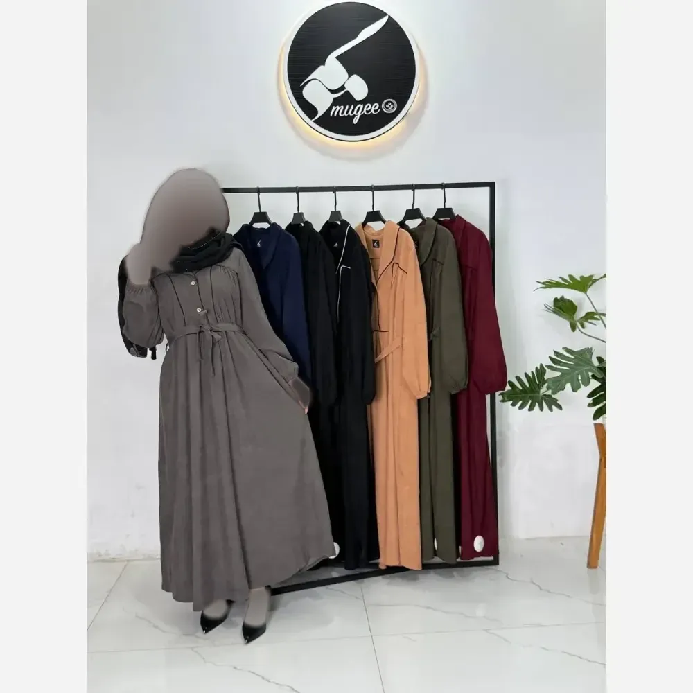 پیراهن مخمل کبریتی زنانه طرح بهین دخت سایز 38 تا 50