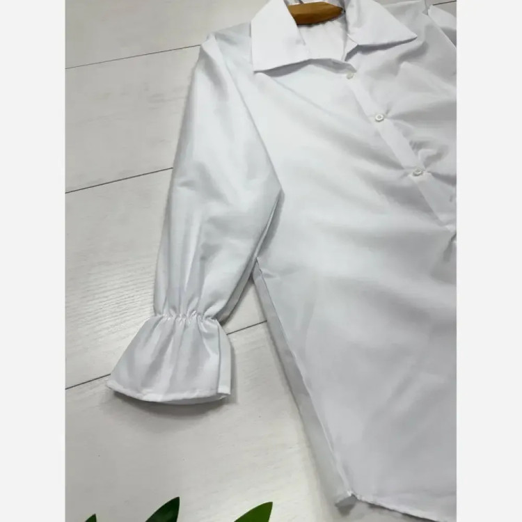 شومیز زنانه داکرون ستاره فری سایز 38 تا 46 سفید