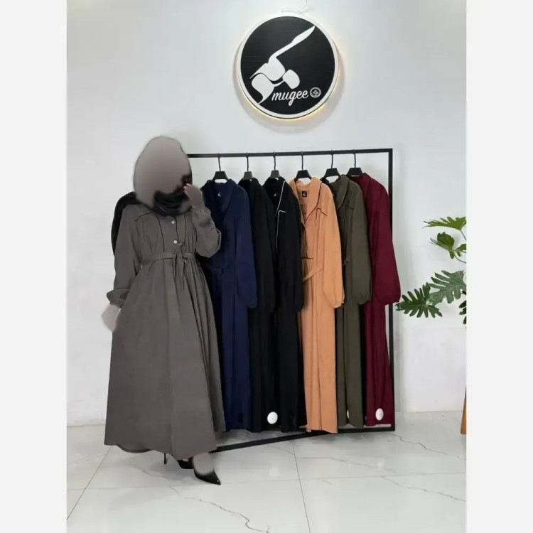 پیراهن مخمل کبریتی زنانه طرح بهین دخت سایز 38 تا 50