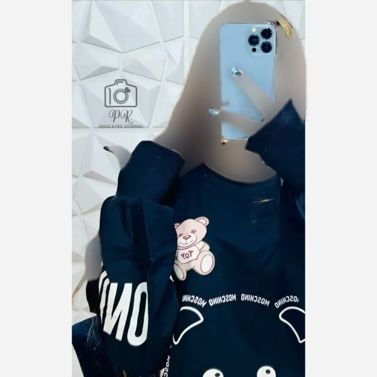 بلوز فینگردار تدی نخ پنبه اعلا مشکی فری سایز زنانه