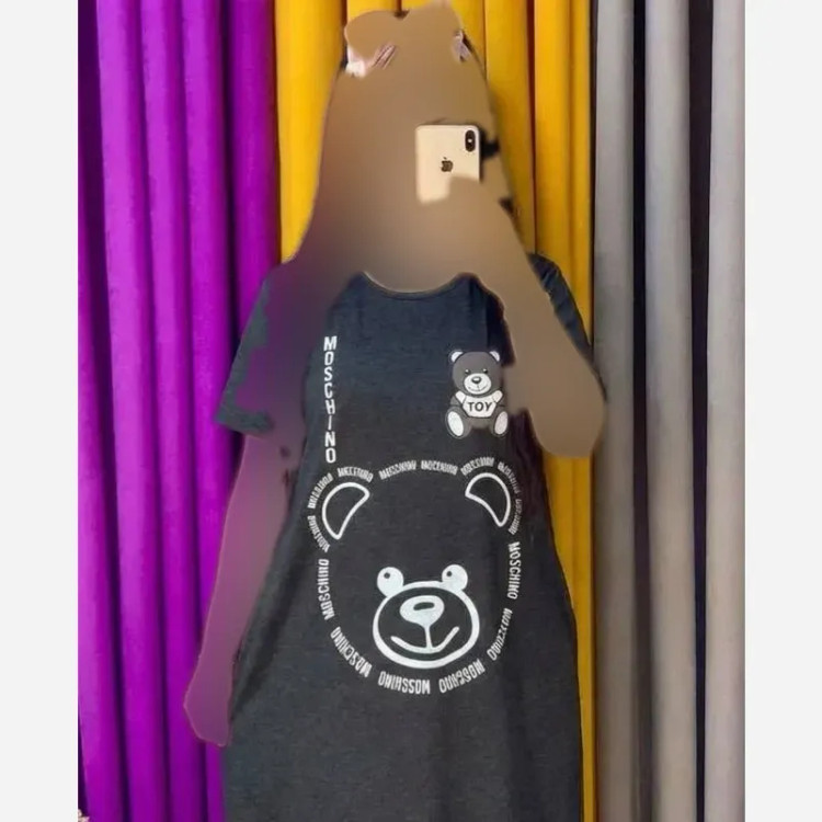 ساحلی موسچینو ویسکوز پنبه فری سایز زنانه جیب دار قد بلند