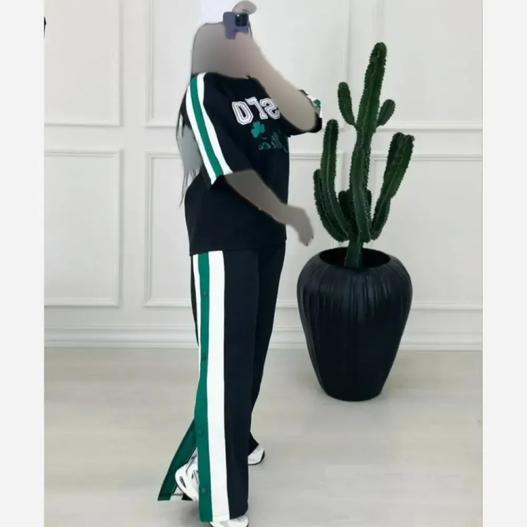 ست بیرون پوش مازراتی مشکی زنانه فری سایز 38 تا 46