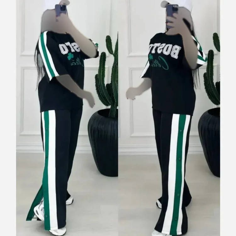 ست بیرون پوش مازراتی مشکی زنانه فری سایز 38 تا 46