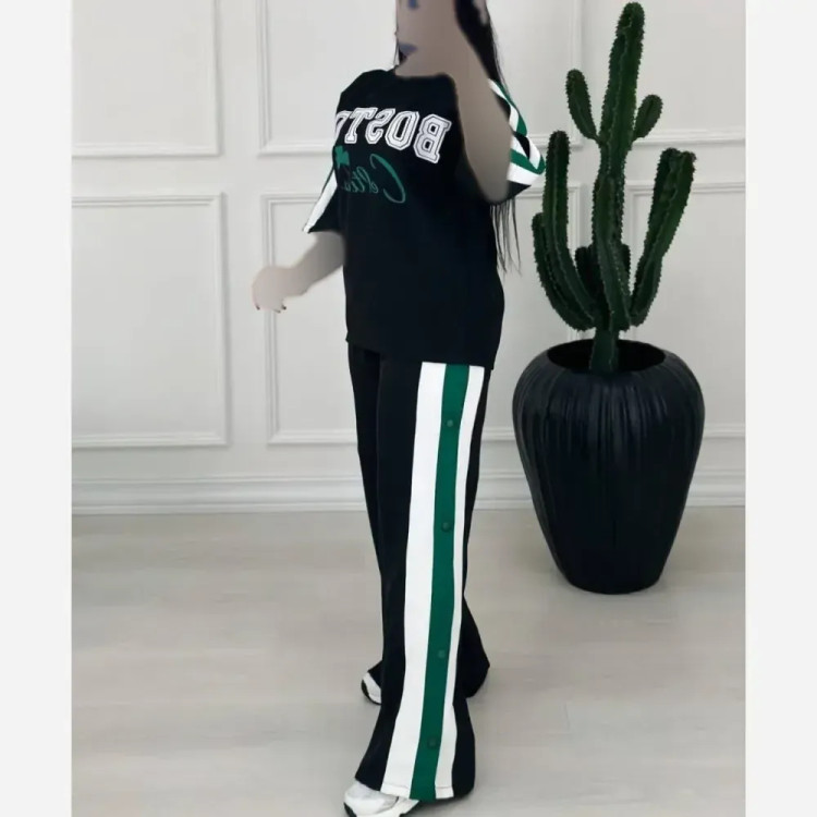 ست بیرون پوش مازراتی مشکی زنانه فری سایز 38 تا 46