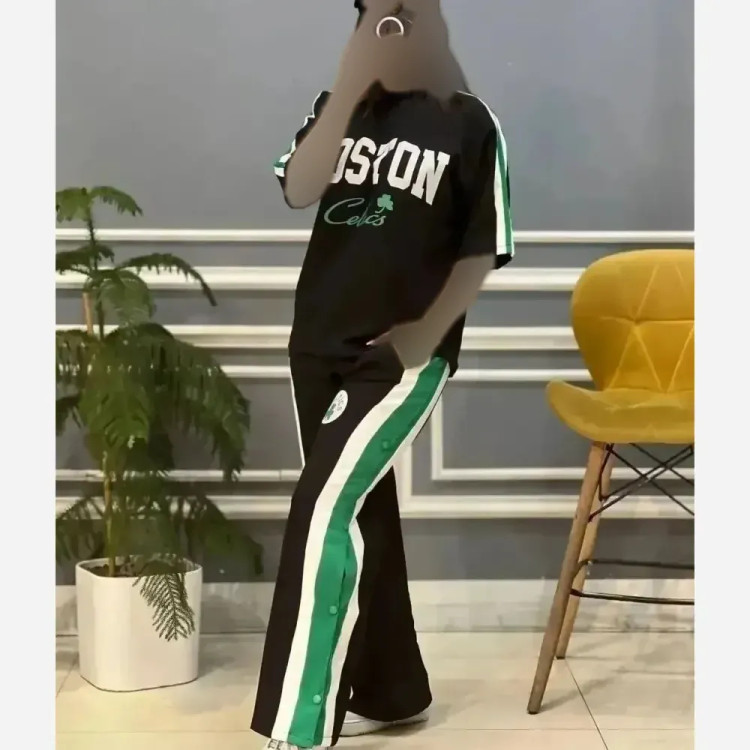 ست بیرون پوش مازراتی مشکی زنانه فری سایز 38 تا 46