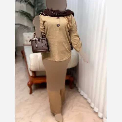 شومیز مراکشی مدل صحرا زنانه فری سایز 38 تا 48 | نرم و لطیف | طوسی، مشکی، کرم