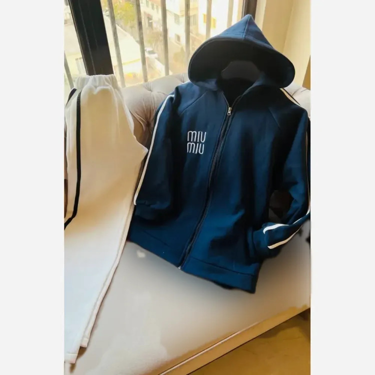 ست دورس تو کرک آترین زنانه | هودی و شلوار | سبز، سفید، سورمهای، شتری | سایز 38 تا 46