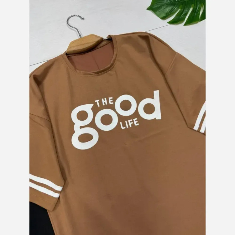 ست تیشرت و شلوار نخی زنانه بوگ فری سایز 38 تا 46 طرحدار