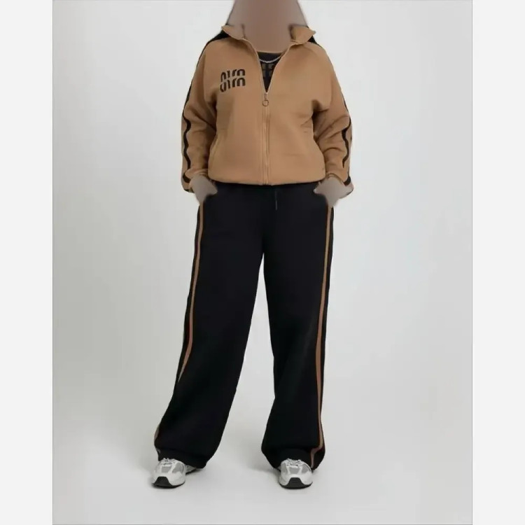 ست دورس تو کرک آترین زنانه | هودی و شلوار | سبز، سفید، سورمهای، شتری | سایز 38 تا 46