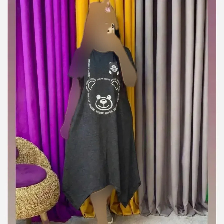 ساحلی ویسکوز پنبه موسچینو زنانه فری سایز جیب دار قد بلند