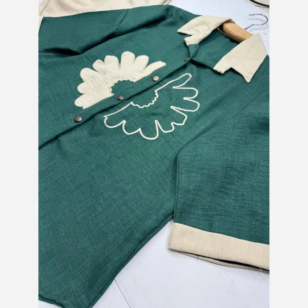 ست شومیز و شلوار شانتون ملیکا فری سایز 38 تا 46 رنگبندی متنوع