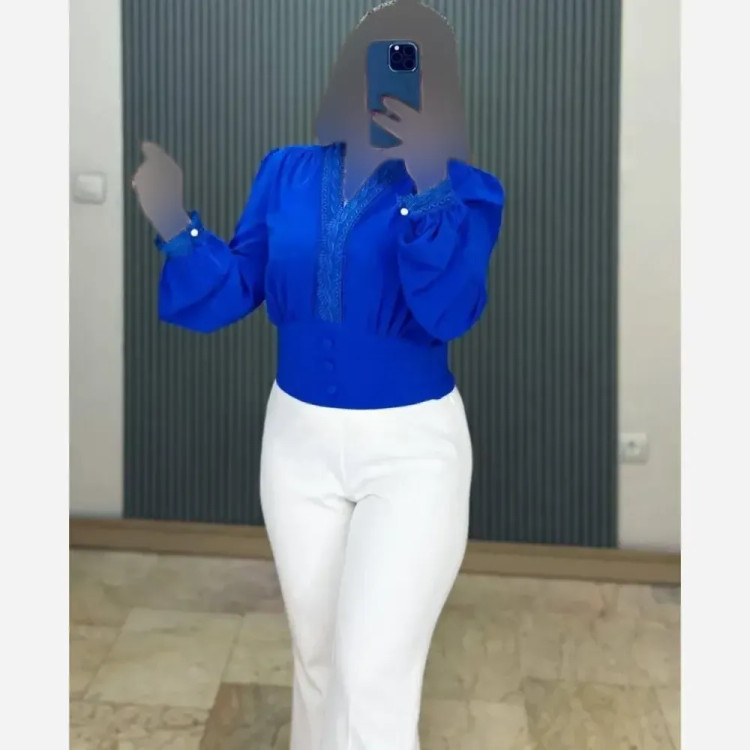 کراپ مزونی دانتل الیزه سایزبندی کامل زنانه 76343