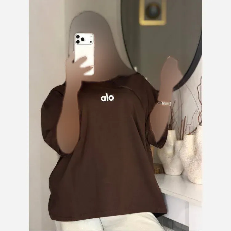 تیشرت آلو زنانه نخی پنبه فری سایز رنگ بندی متنوع