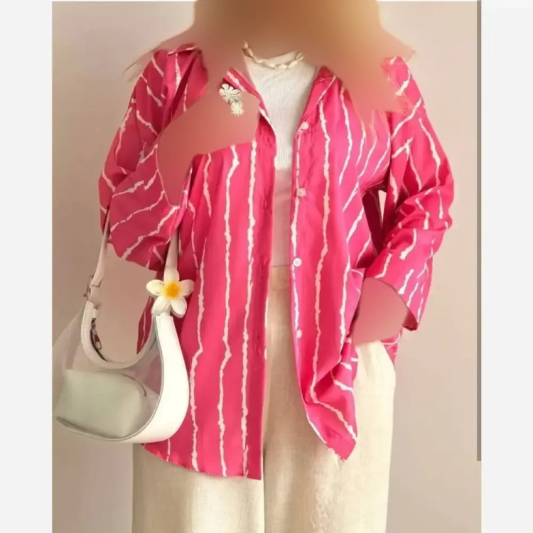 شومیز پری بوگاتی درجه یک فری سایز 38 تا 50 زنانه شیک و راحت